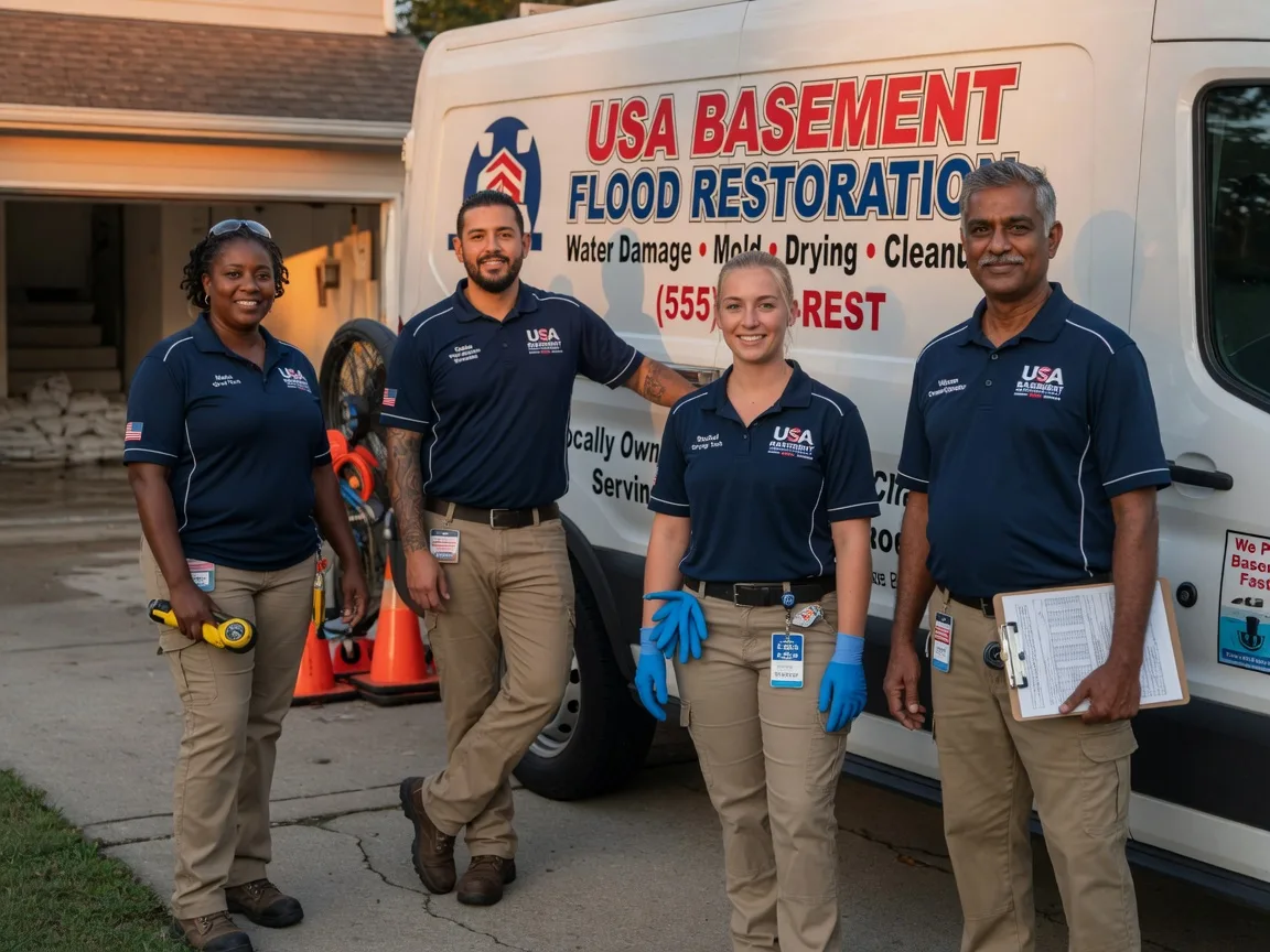 Basement Flood Cleanup company in Ben Wheeler, TX